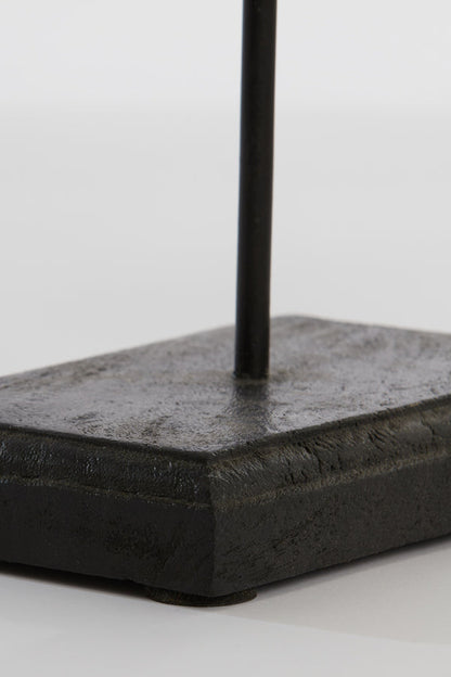 Ornement de cheval en bois - Noir mat