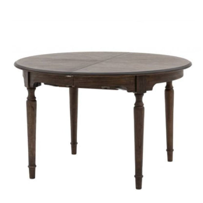 Table de salle à manger ronde extensible Madison