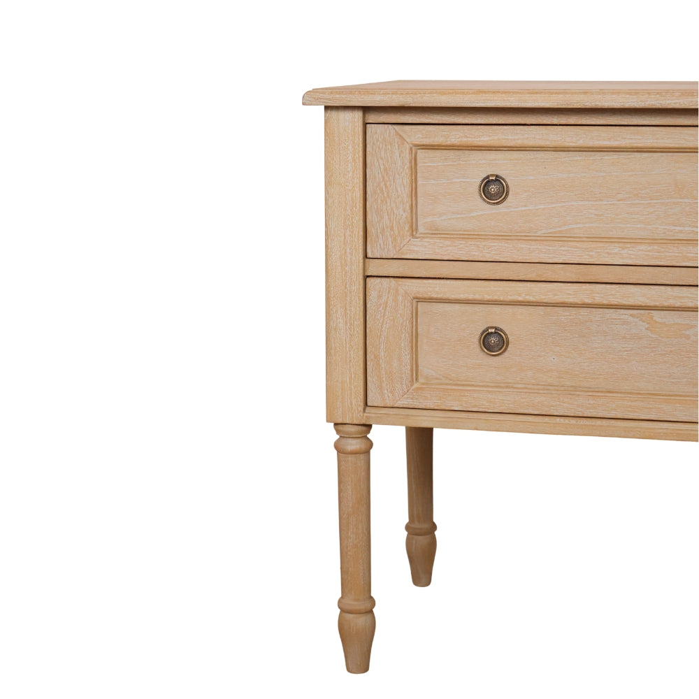 Commode Anita à 2 tiroirs - Gris ciel