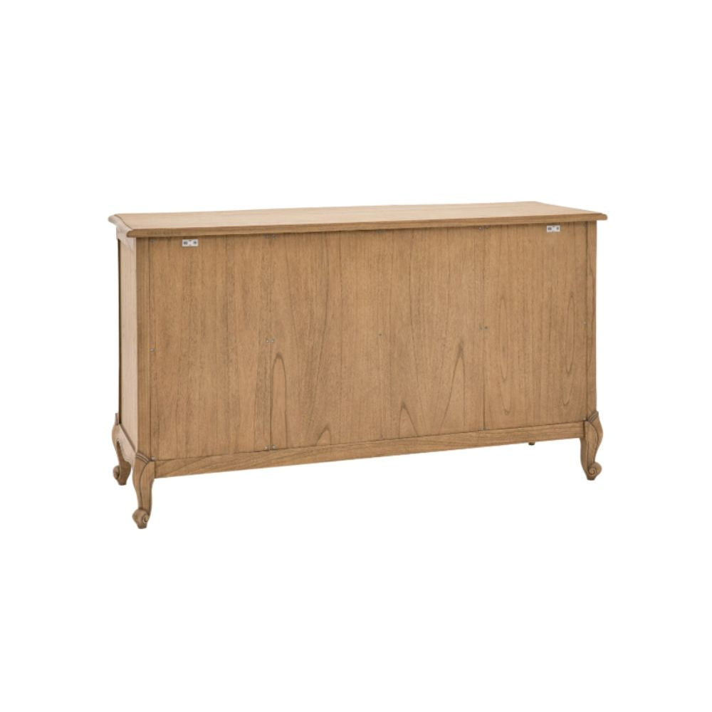 Commode chic à 6 tiroirs, aspect vieilli