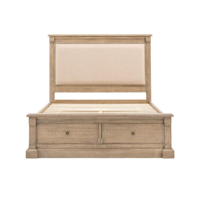 Lit Vancouver 150 cm (King Size) | Bois recyclé | Style rustique moderne