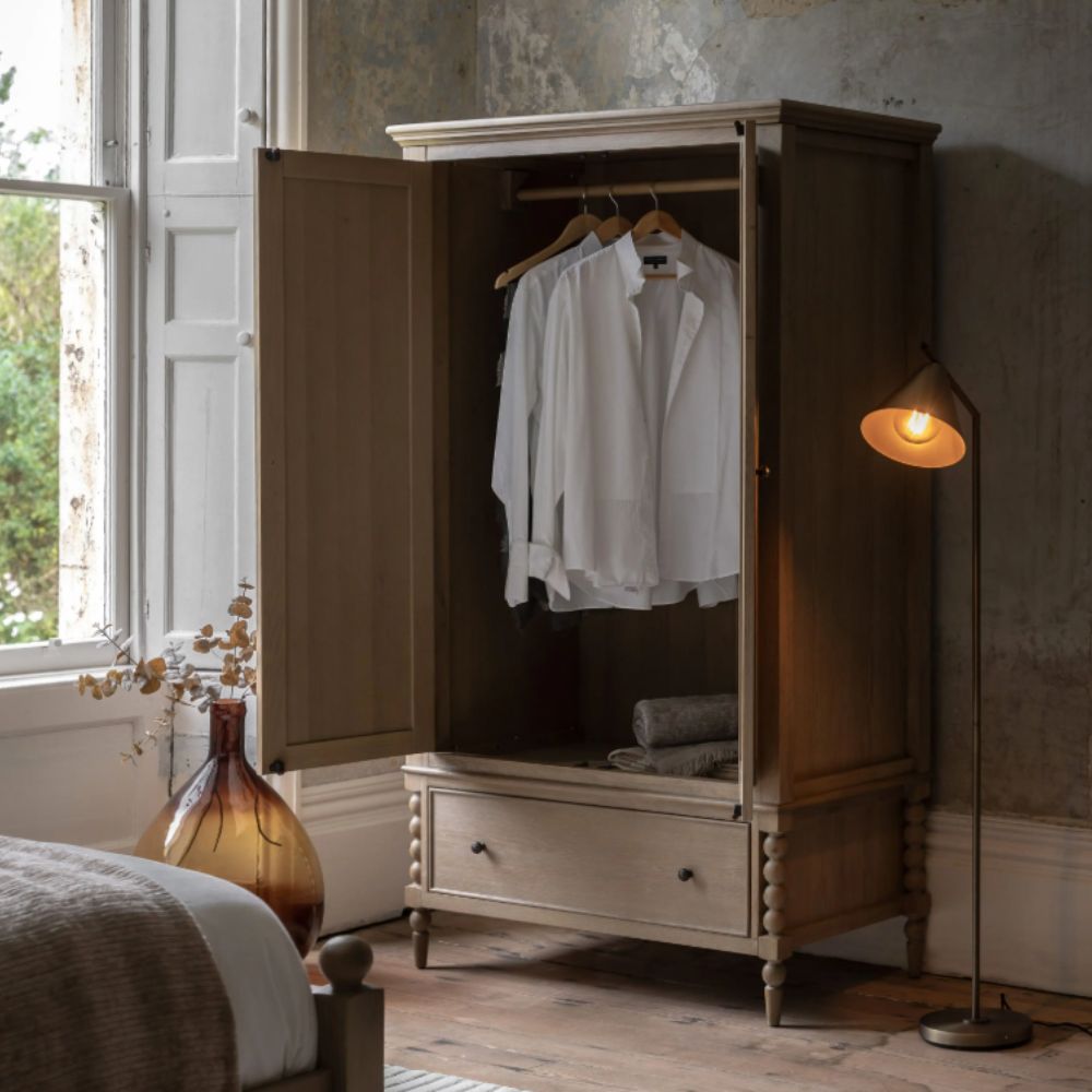 Armoire artisanale à 2 portes et 1 tiroir