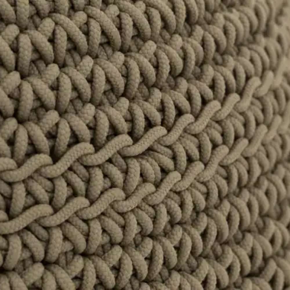 Pouf de jardin vert Flamant Sarino