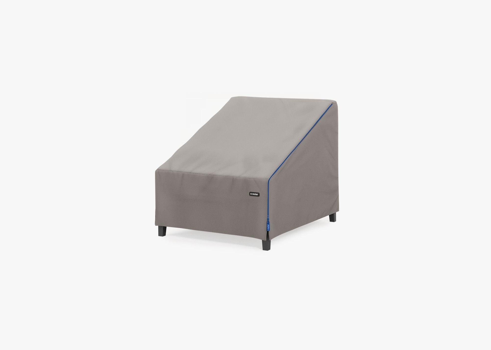 Housse pour chaise sans accoudoirs en aluminium