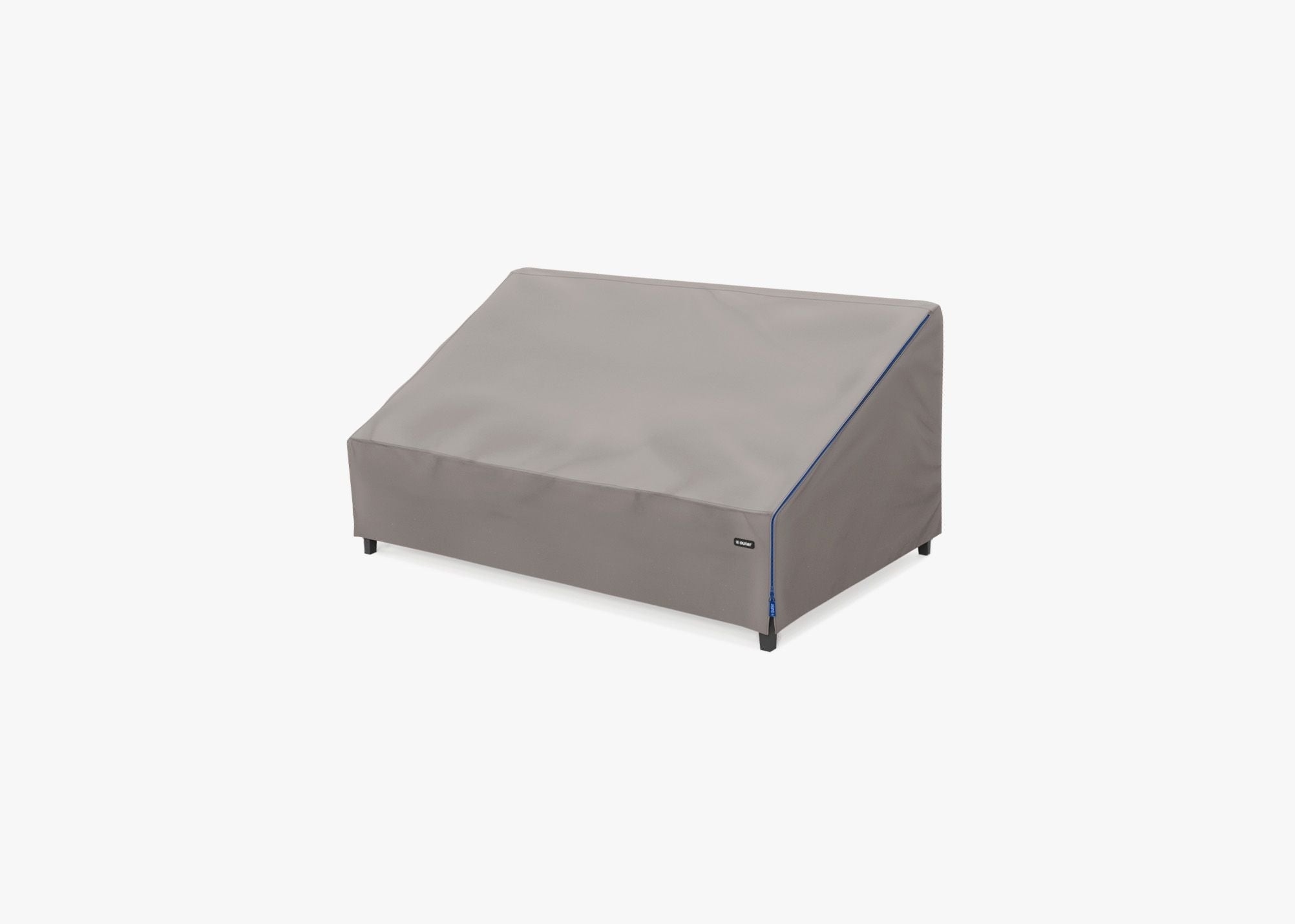 Housse pour causeuse sans accoudoirs en aluminium