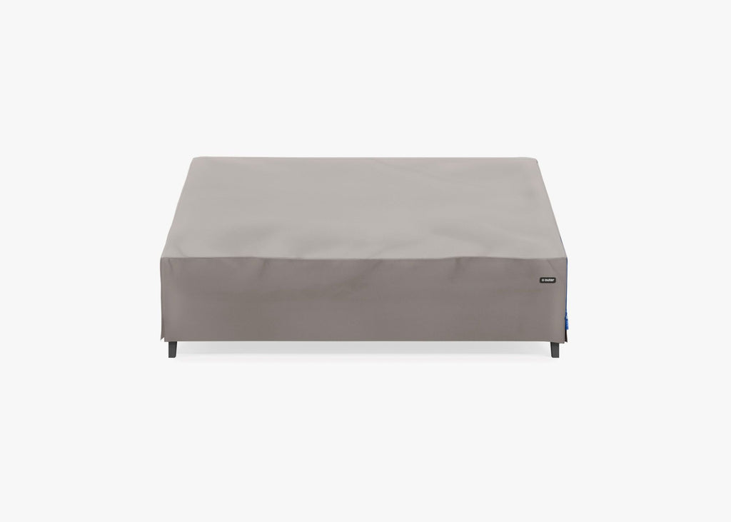 Housse pour causeuse sans accoudoirs en aluminium