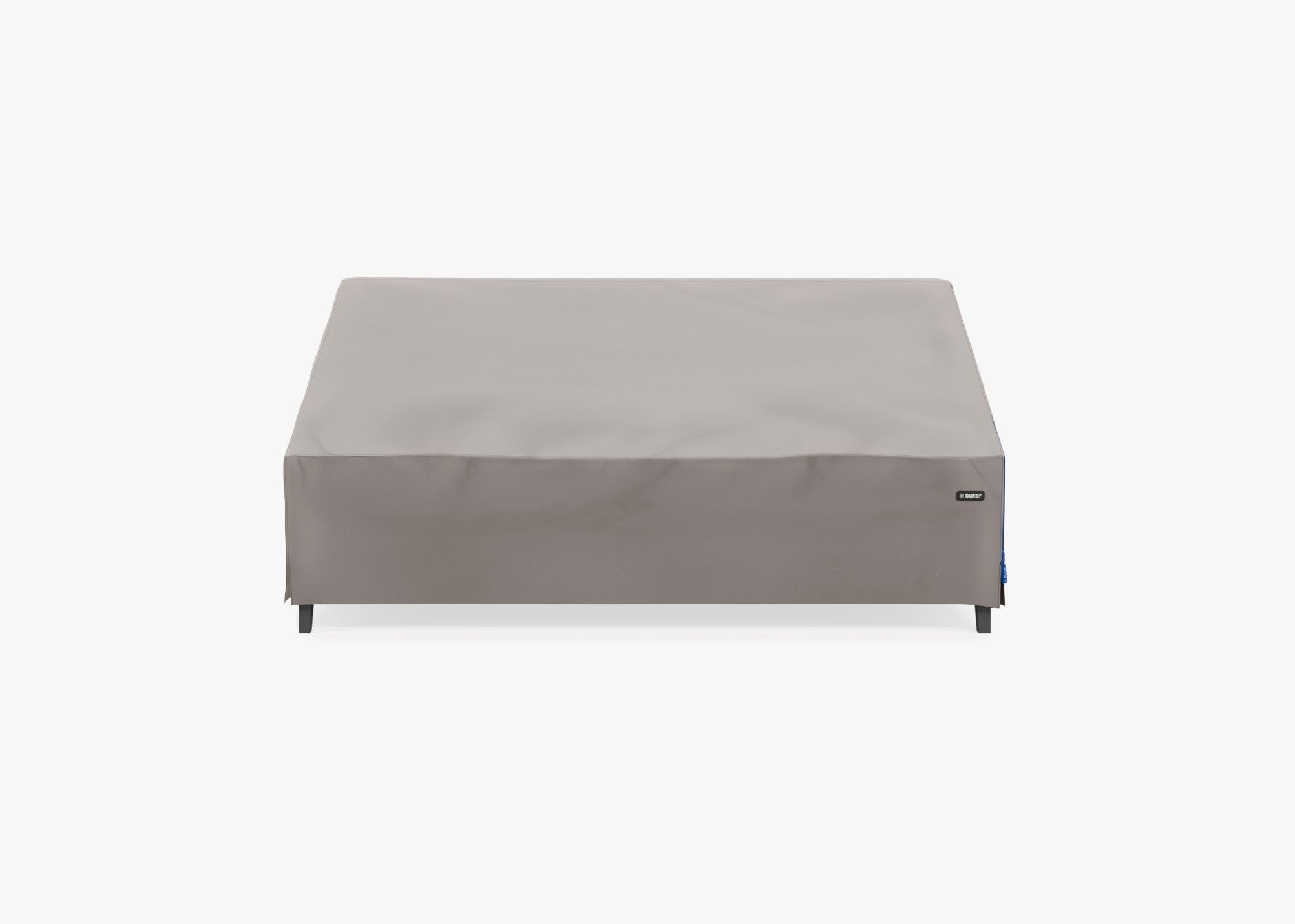 Housse pour causeuse sans accoudoirs en aluminium