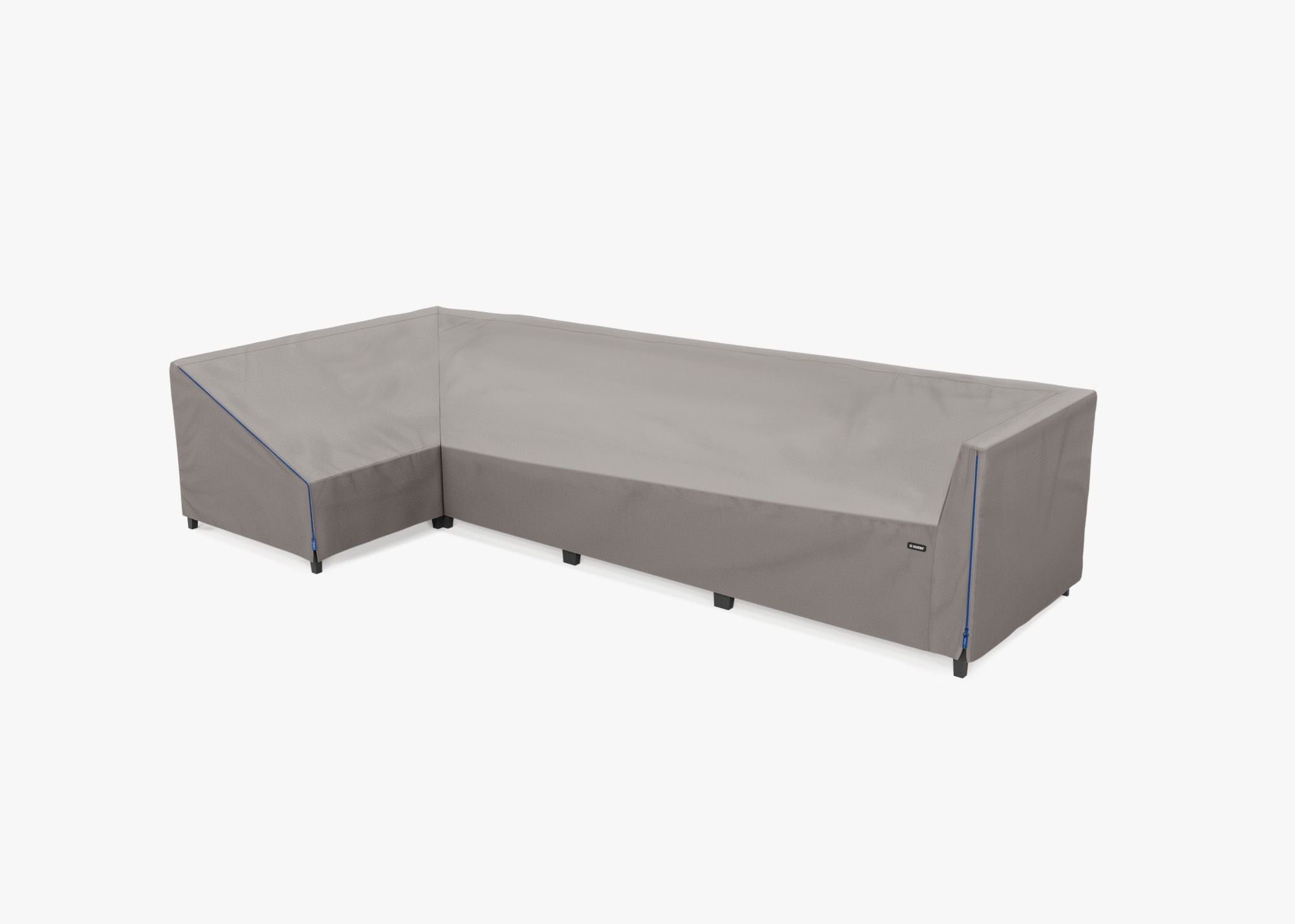 Housse pour canapé sectionnel en aluminium L - 5 places - Droite