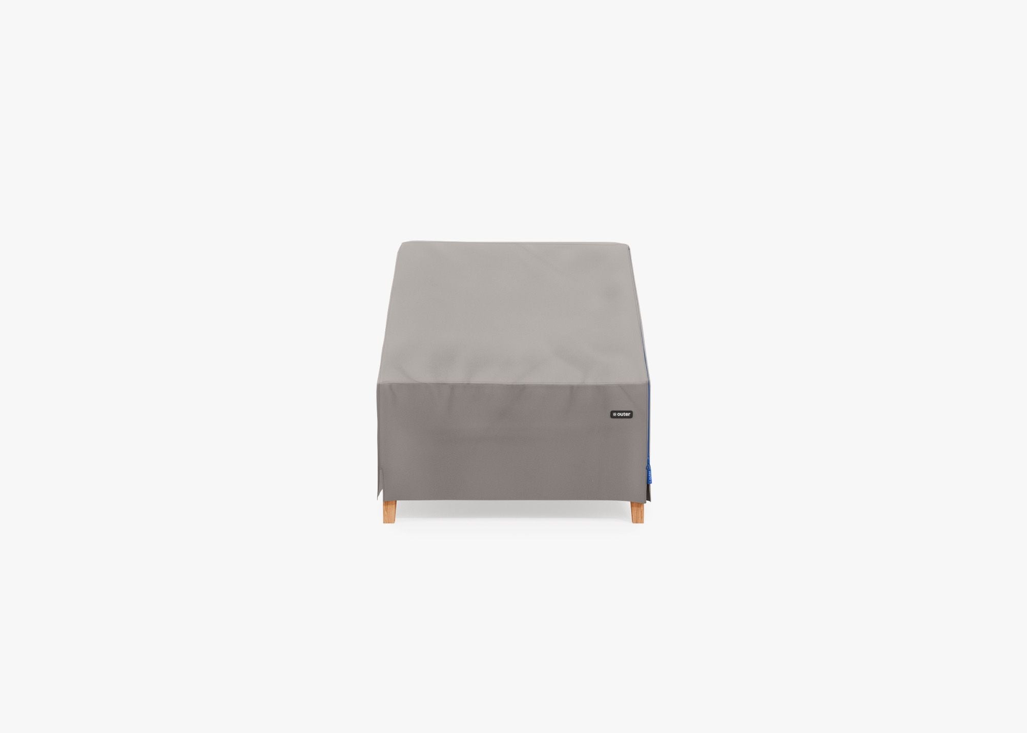 Housse pour chaise sans accoudoirs en teck