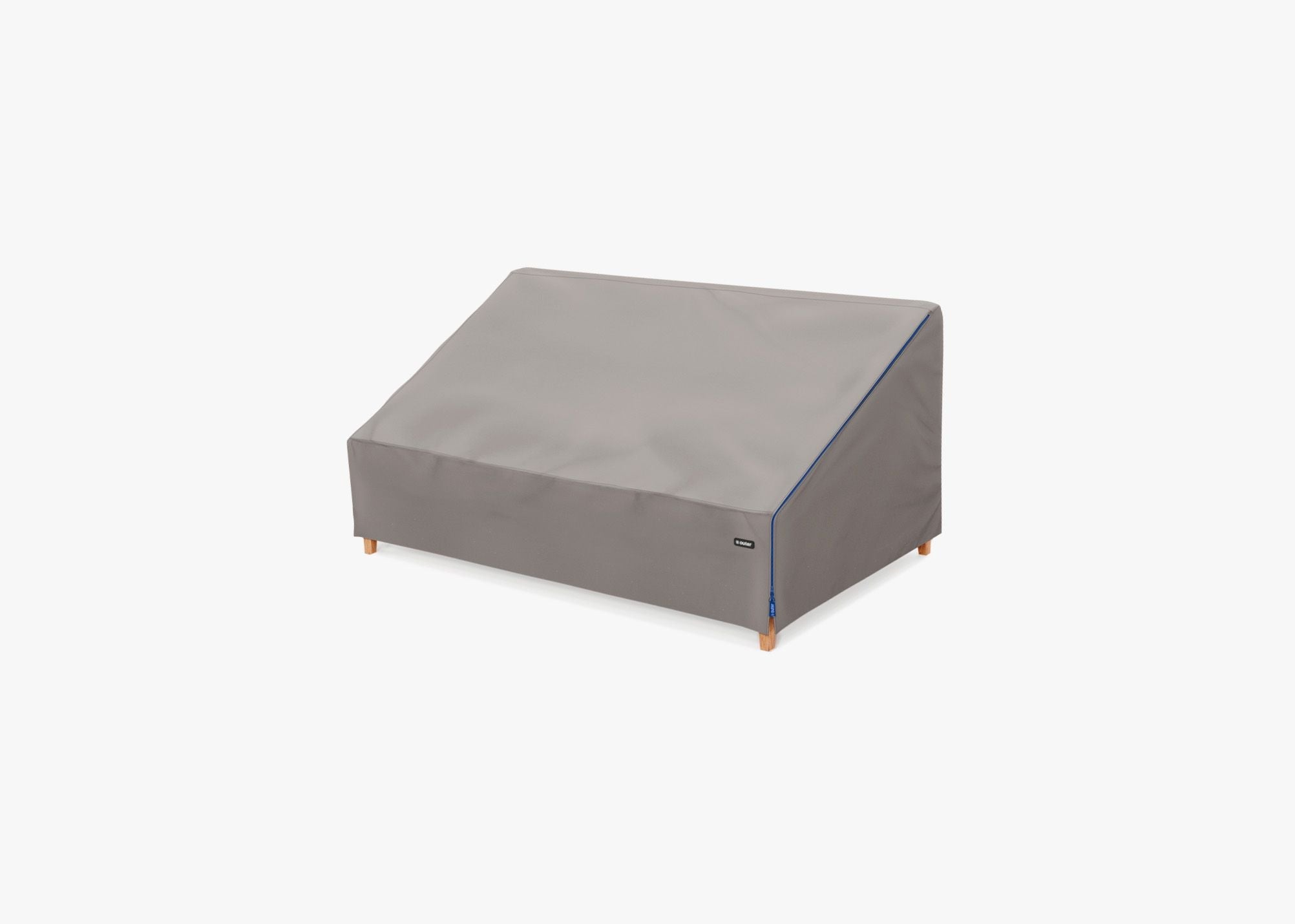 Housse pour causeuse sans accoudoirs en teck