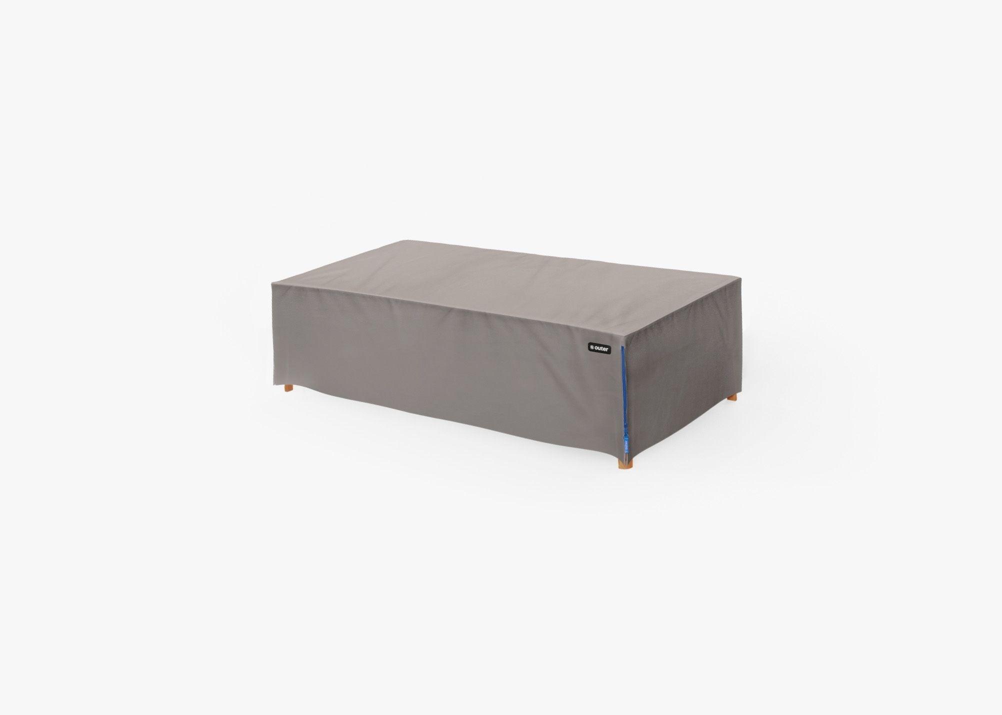 Housse pour table basse en teck - Pied conique