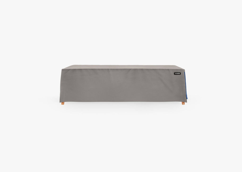 Housse pour table basse en teck - Pied conique