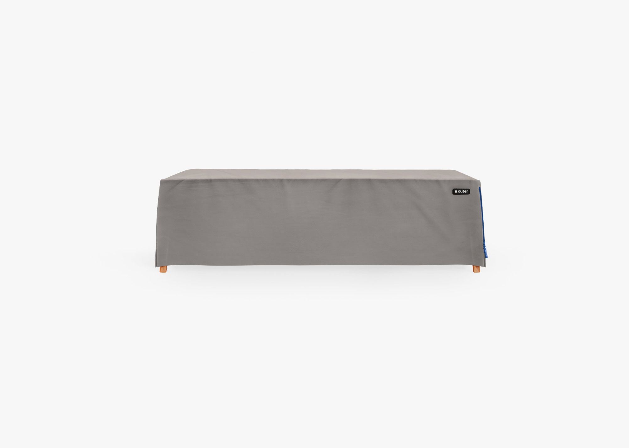 Housse pour table basse en teck - Pied conique