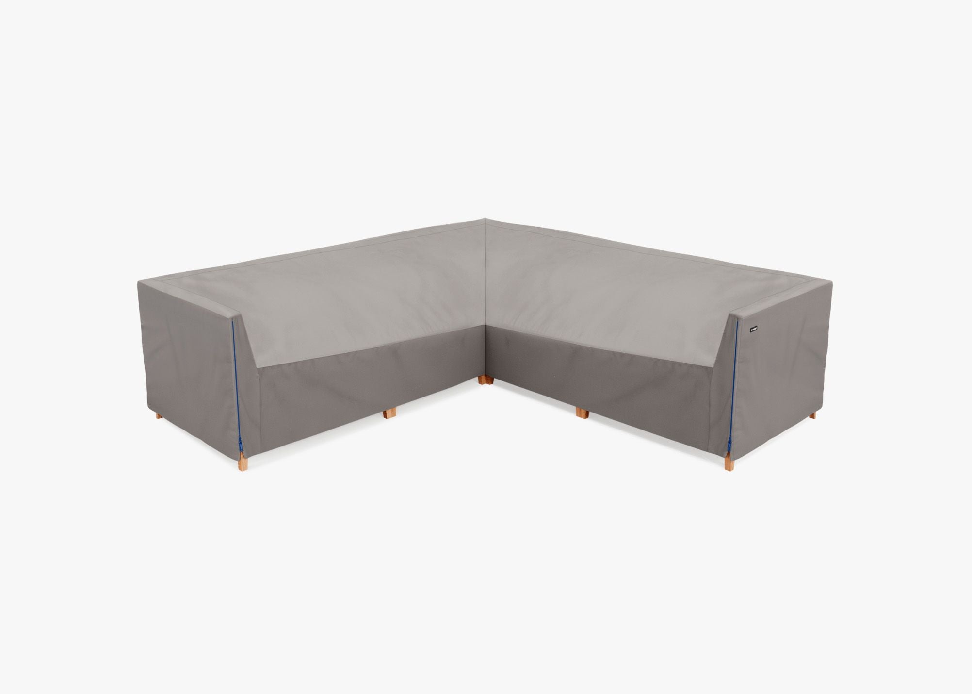 Housse pour canapé d'angle en teck - 5 places