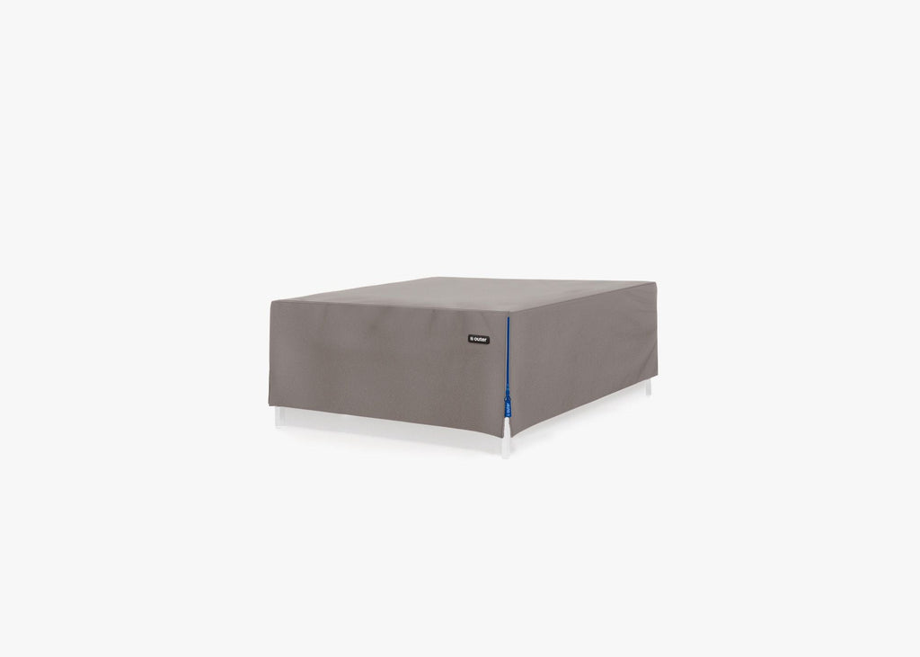 Housse pour pouf en osier