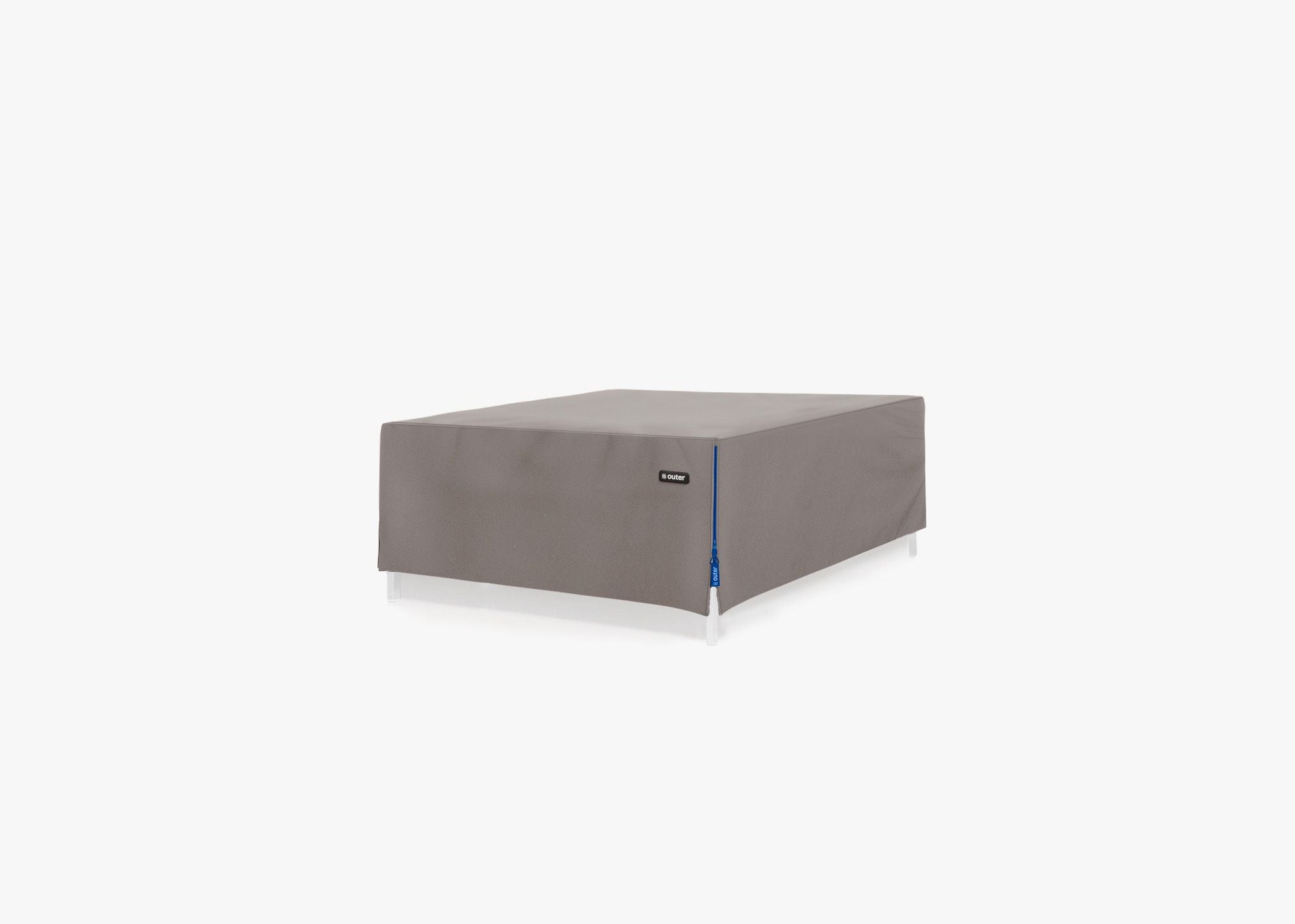 Housse pour pouf en osier