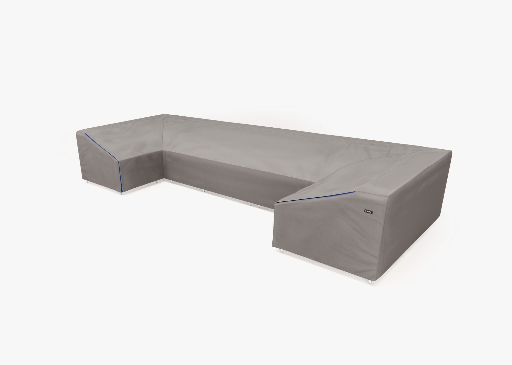 Housse pour canapé sectionnel Wicker U - 7 places