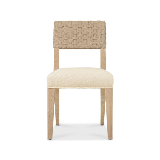 Chaise de salle à manger Story à dossier en rotin