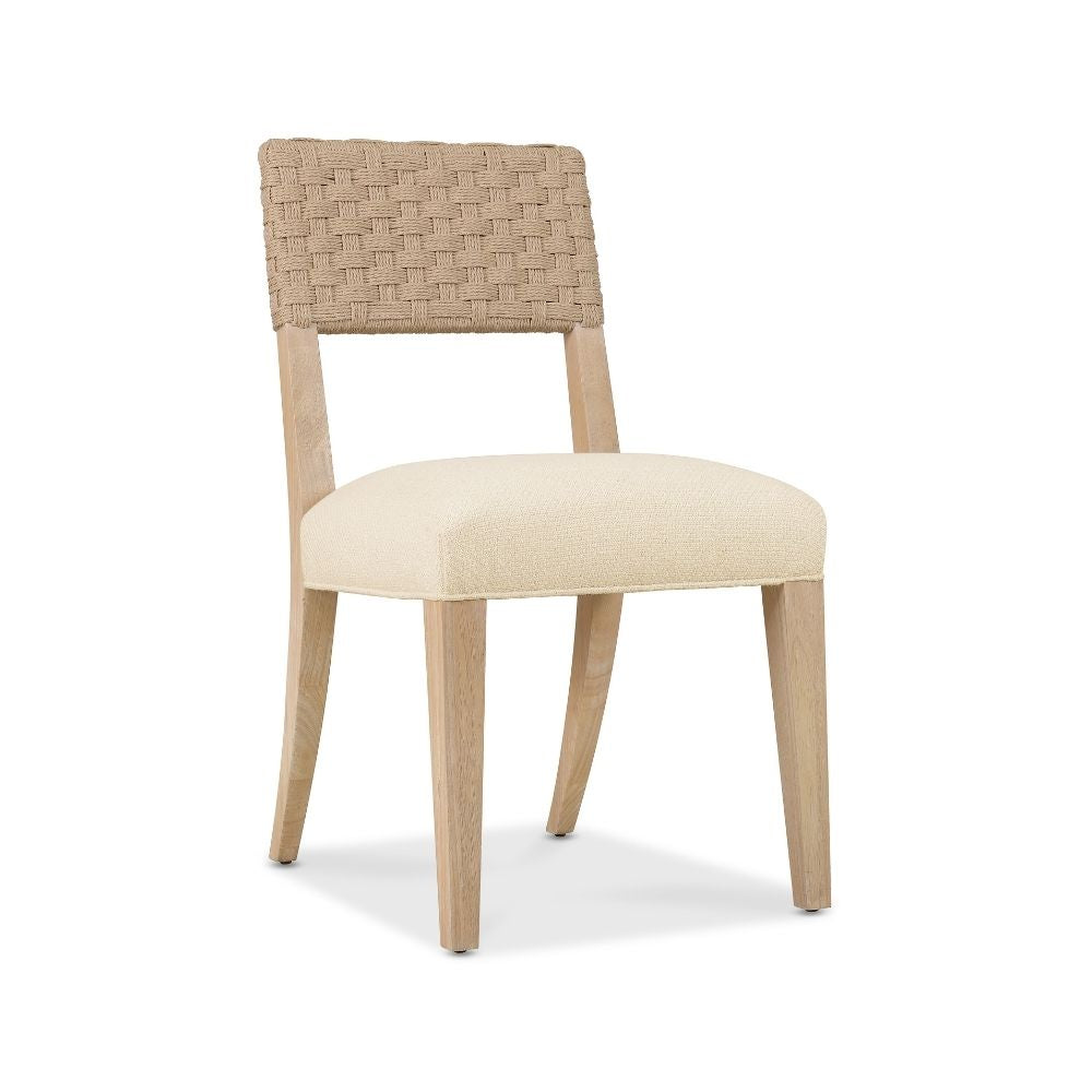 Chaise de salle à manger Story à dossier en rotin