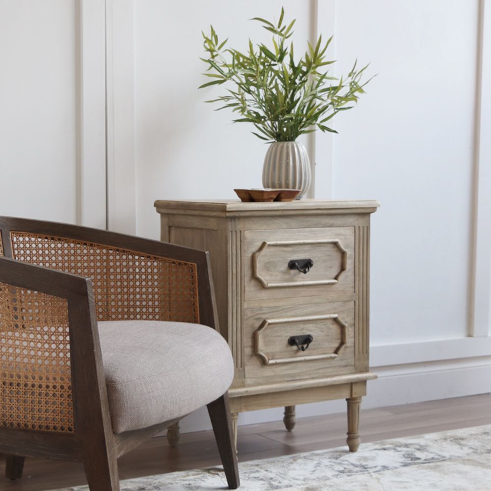Table de chevet Adeline à 2 tiroirs