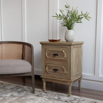 Table de chevet Adeline à 2 tiroirs