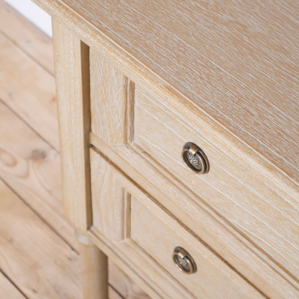 Commode Anita à 2 tiroirs - Gris ciel