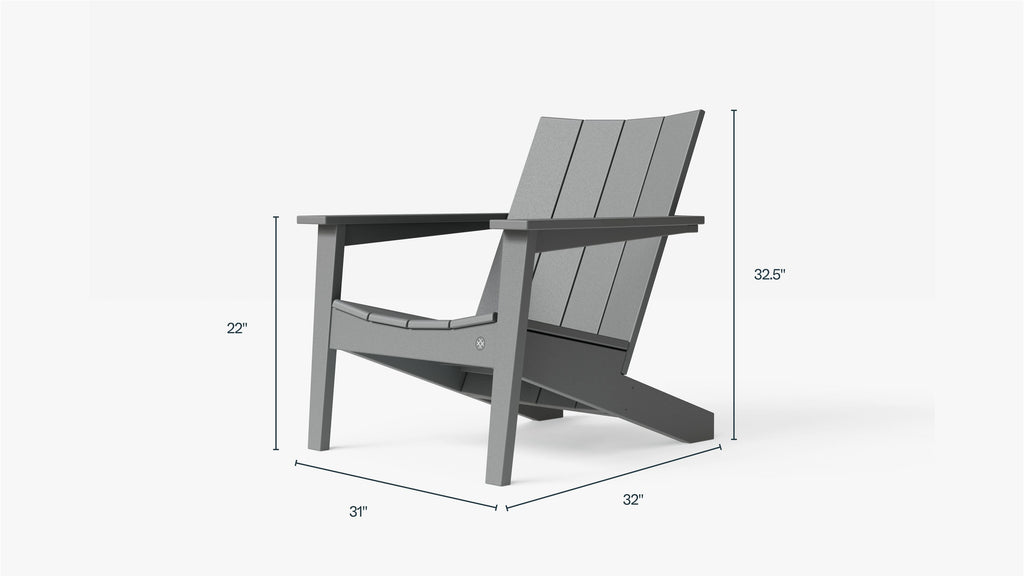 Chaise Adirondack Ascent + pouf
