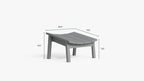Chaise Adirondack Ascent + pouf