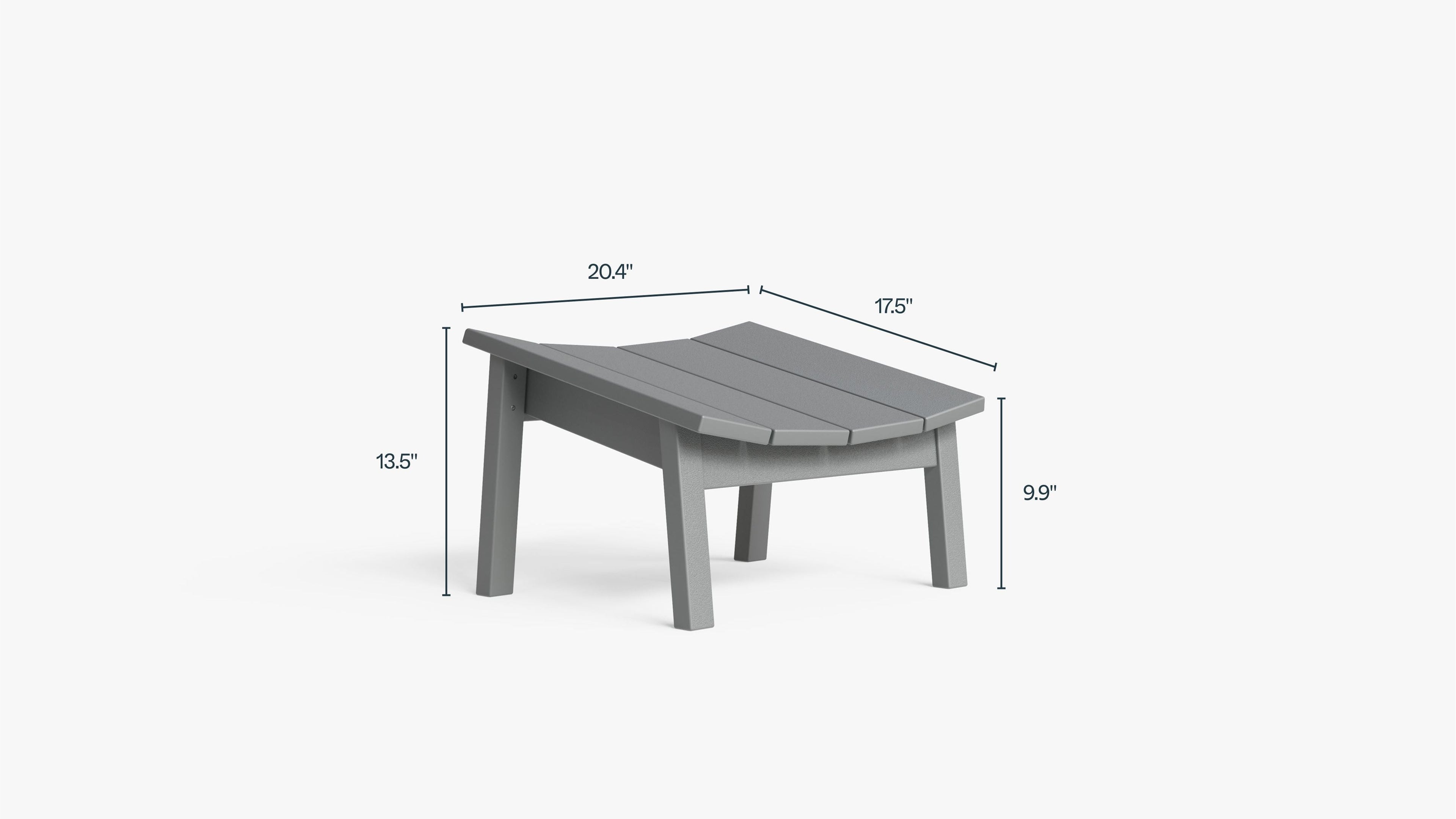 Chaise Adirondack Ascent + pouf