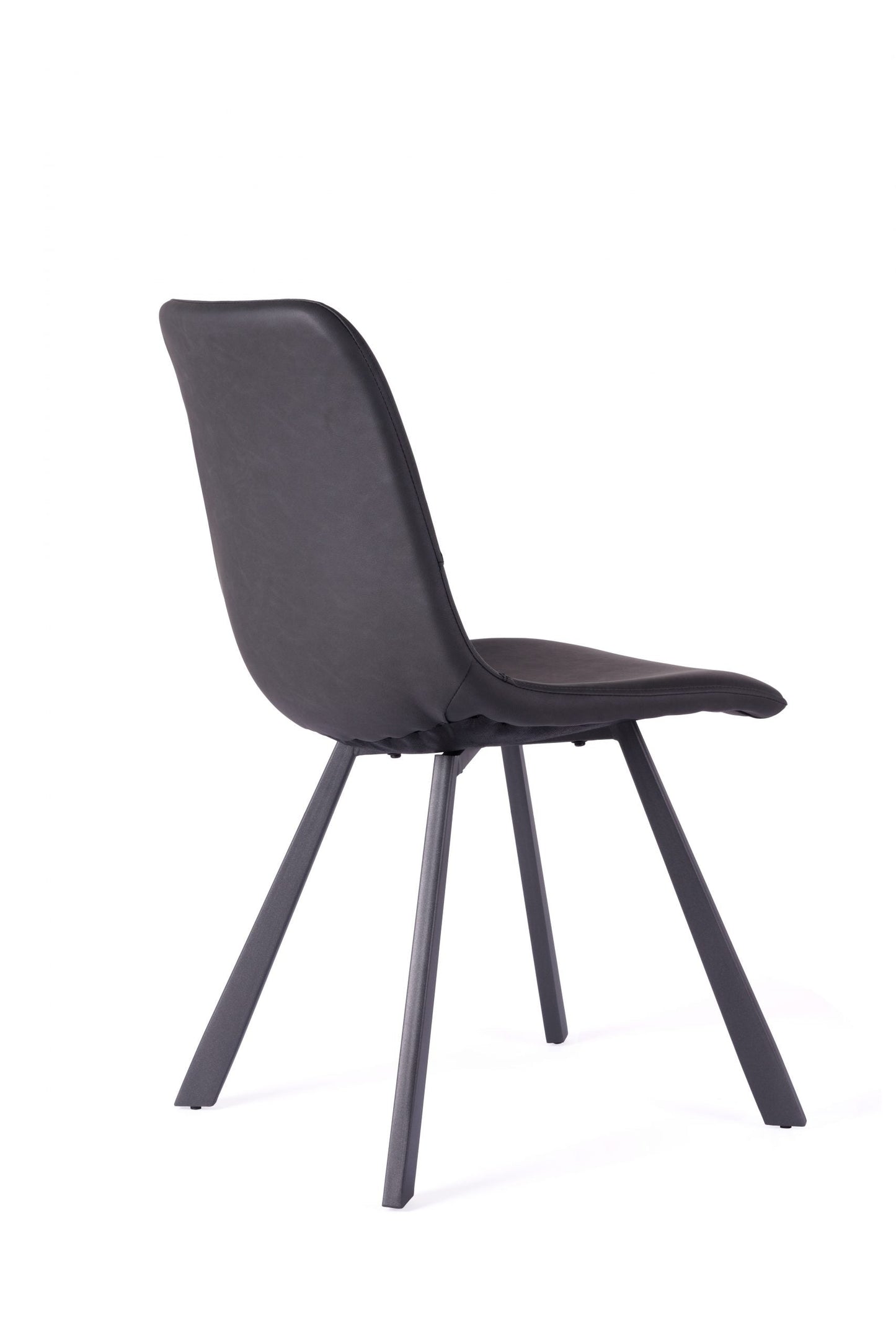 Chaise de salle à manger Niva, noir anthracite