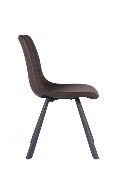 Chaise de salle à manger Niva Taupe vintage