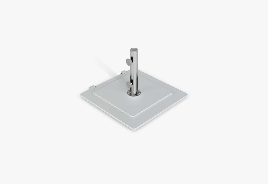 Base de parasol robuste en acier galvanisé (150 lb)