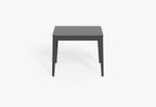 Table d'appoint d'extérieur rectangulaire en aluminium