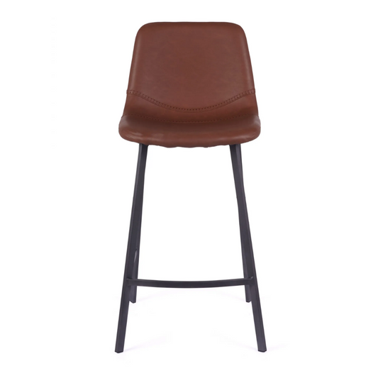 Tabouret de bar Niva couleur cognac
