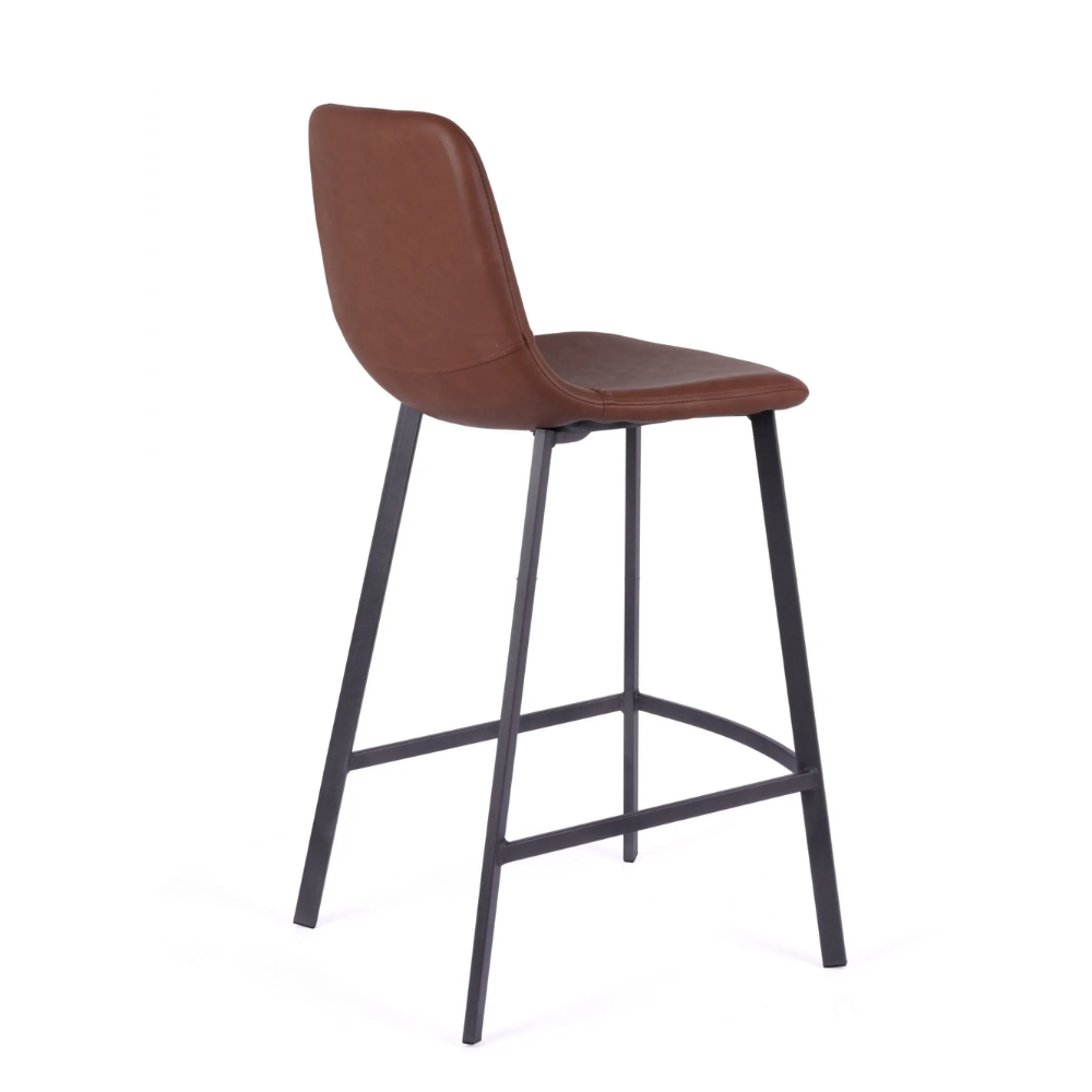 Tabouret de bar Niva couleur cognac
