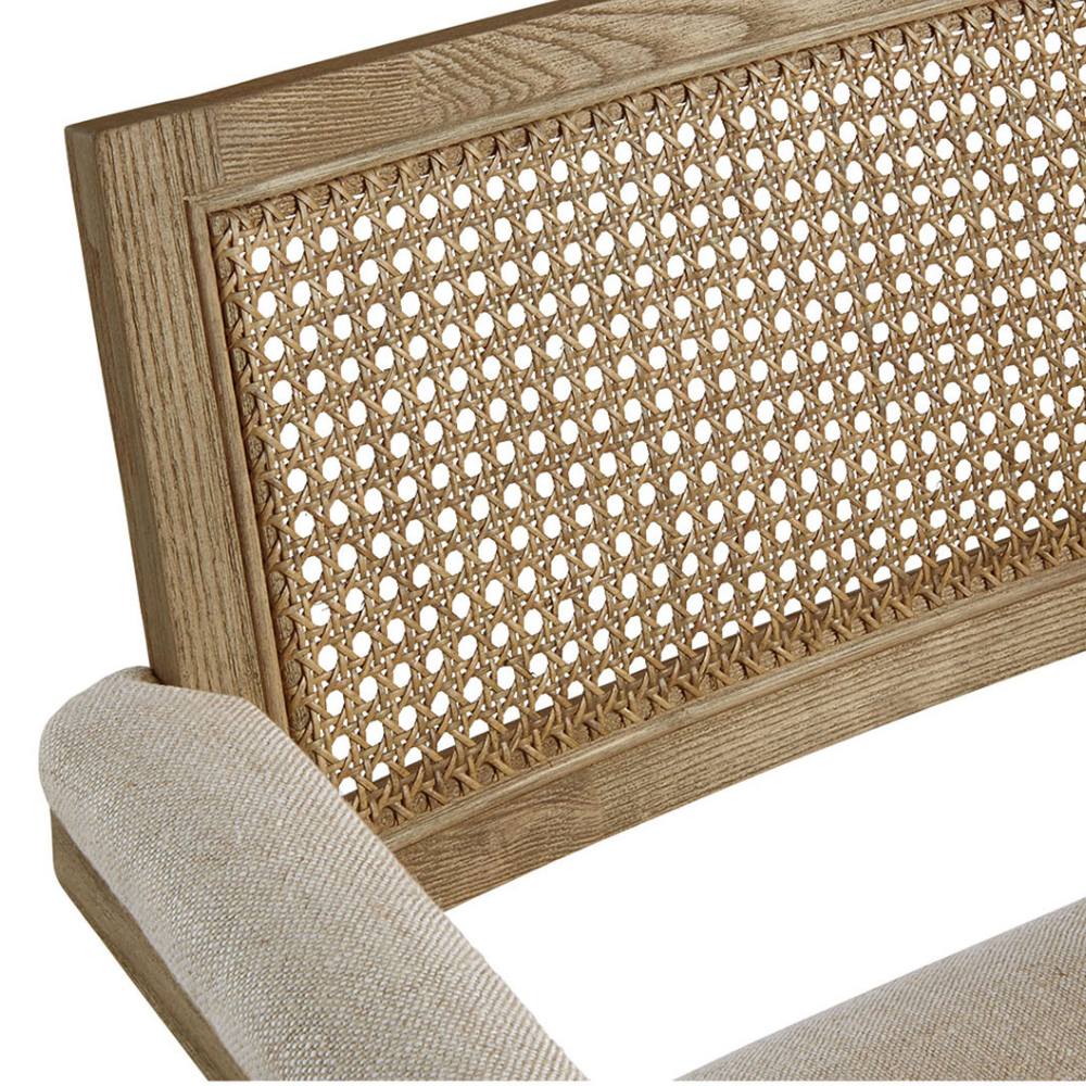 Blanc D'Ivoire Charles - Fauteuil Mousse Naturelle Lin Ecru