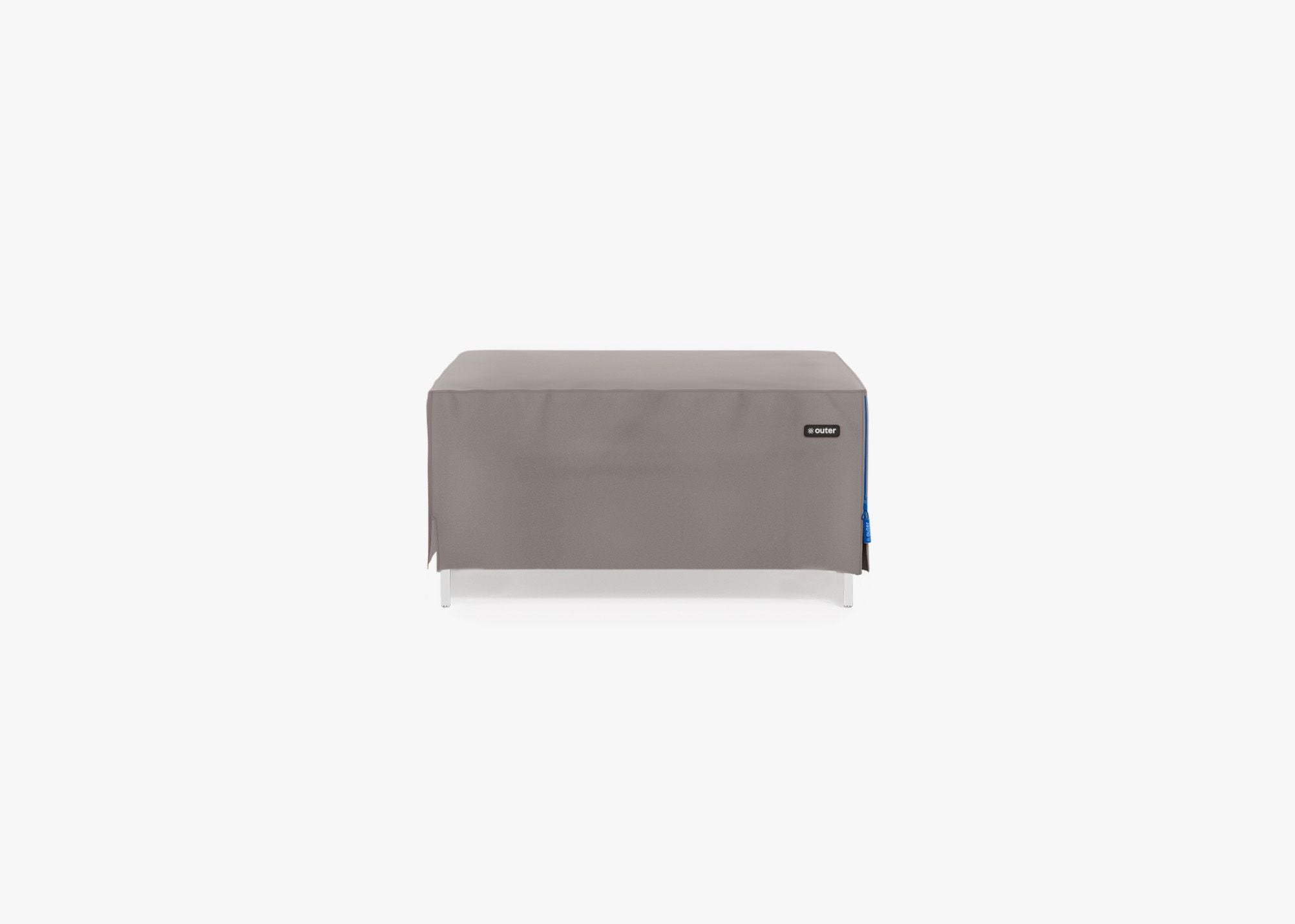 Housse pour pouf en osier