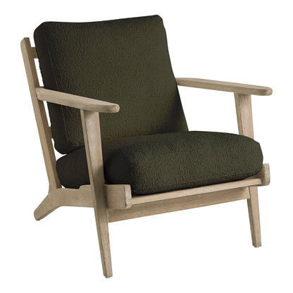 Fauteuil en lin Blanc d'Ivoire Tara