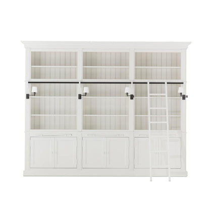 Grande bibliothèque en bois Flamant Balmore