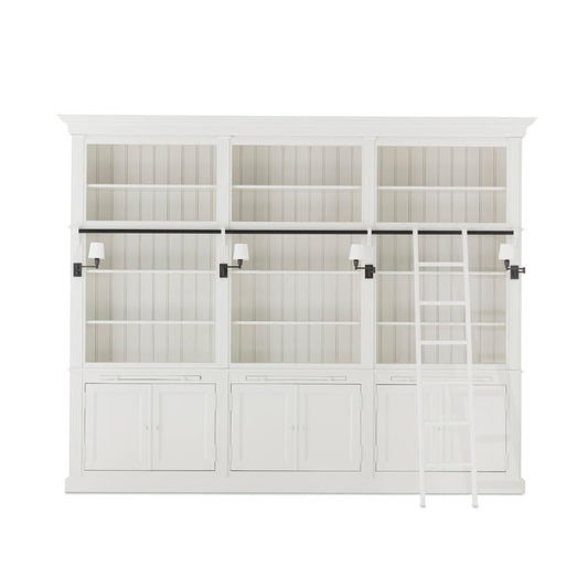 Grande bibliothèque en bois Flamant Balmore