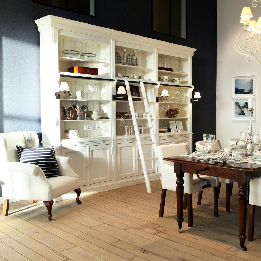 Grande bibliothèque en bois Flamant Balmore