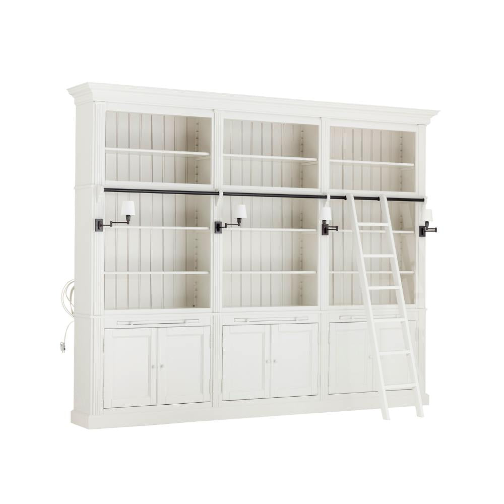 Grande bibliothèque en bois Flamant Balmore