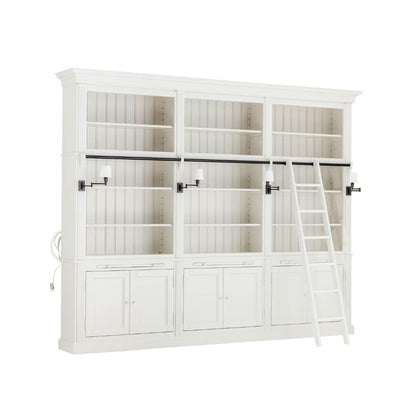 Grande bibliothèque en bois Flamant Balmore