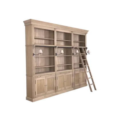 Grande bibliothèque en bois Flamant Balmore