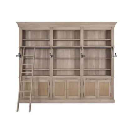 Grande bibliothèque en bois Flamant Balmore