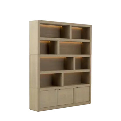 Bibliothèque en chêne Flamant Bjorn