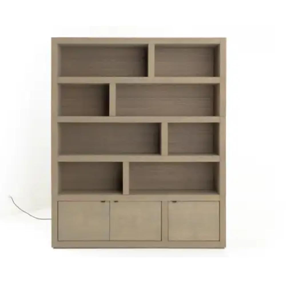 Bibliothèque en chêne Flamant Bjorn