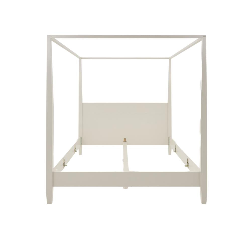 Lit à baldaquin Flamant Cape Cod | Chêne vieilli | Style Hamptons