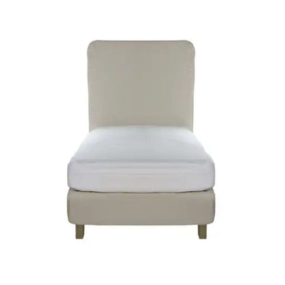 Lit simple Flamant Duncan | Revêtement fixe | Design belge