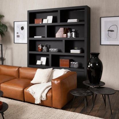 Bibliothèque en chêne Flamant Bjorn